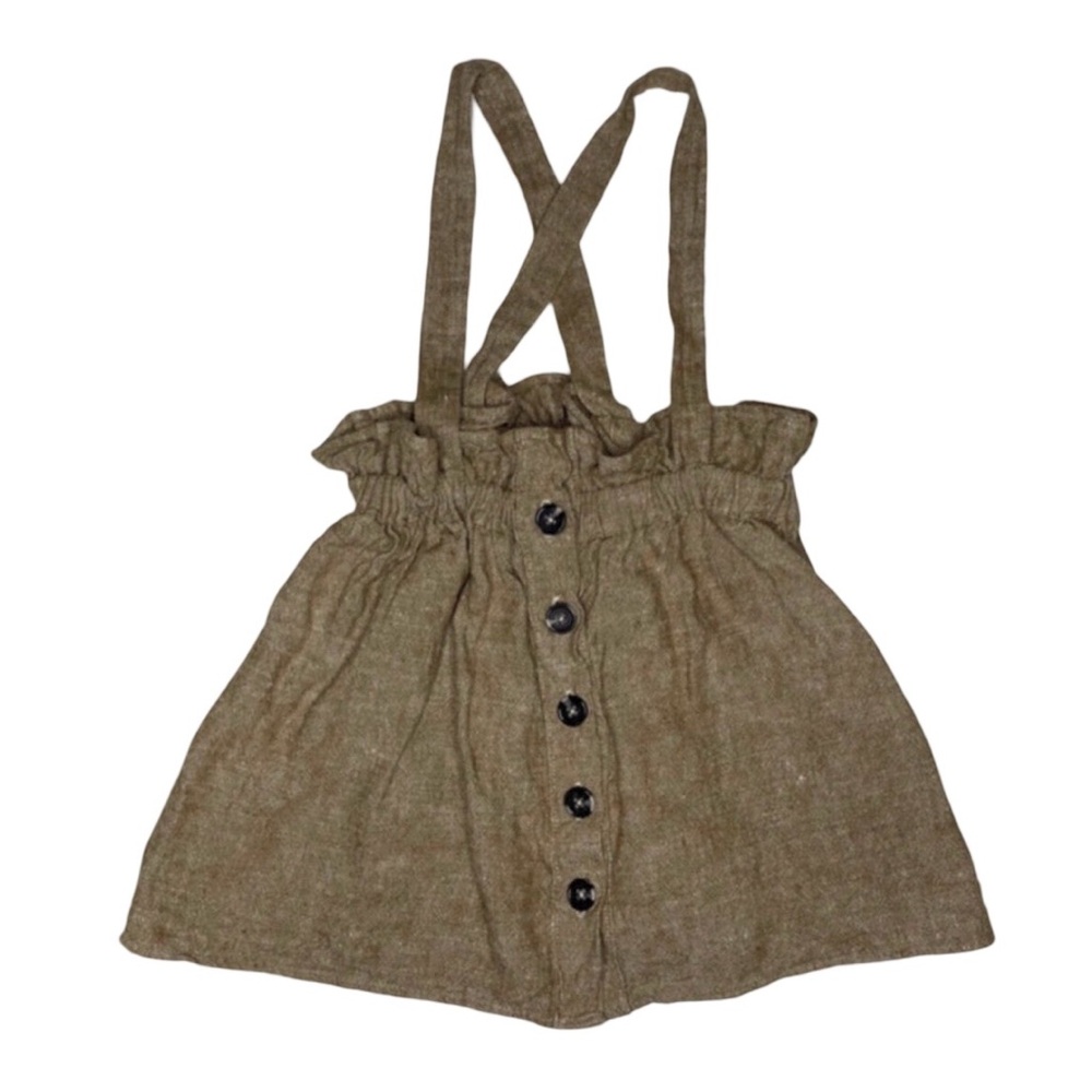 Dearest Kjære Button Front Pinafore Skirt